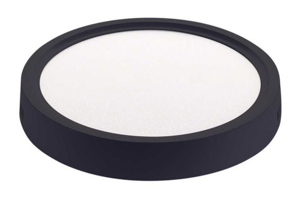 Jupiter Siyah 18W Sıva Üstü  Led Panel 3000K Gün Işığı LC447 S830