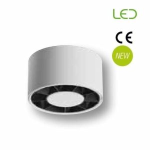 Jupiter 3000K 12W Beyaz&Siyah Led Tavan Armatürü LC501 B&S