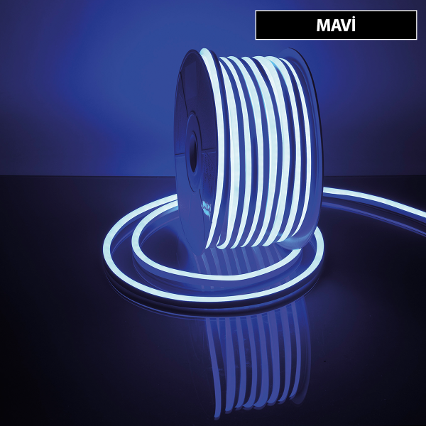 Jupiter Mavi Işık 220 V İç/Dış Mekan Neon Şerit LED LE220 M