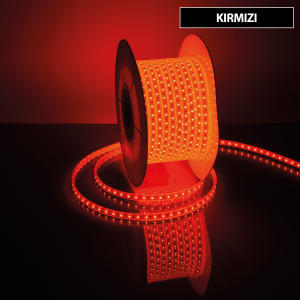 Jupiter Kırmızı Işık 220 V İç/Dış Mekan Şerit LED LE221 K