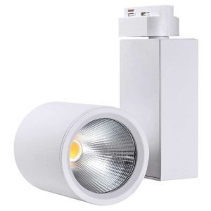 Jupiter 3000K Gün Işığı 30W Monofaze Soketli Ray Spot Armatür LR468