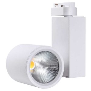 Jupiter 6500K Beyaz Işık 30W Monofaze Soketli Ray Spot Armatür LR468