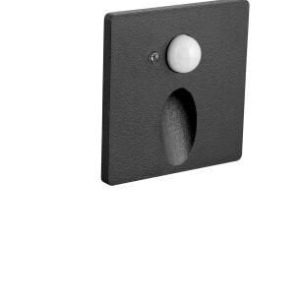 Jupiter 1w Siyah LED 3000K Sensörlü LED Merdiven Armatürü LW378 S