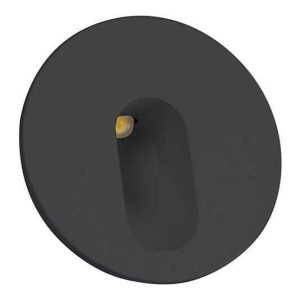 Jupiter 3000K Gün Işığı 2W Siyah LED Merdiven Armatürü - LW389 S