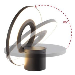 Jupiter 3000K Gün Işığı 12,5W Antrasit Bahçe Aplik LW469