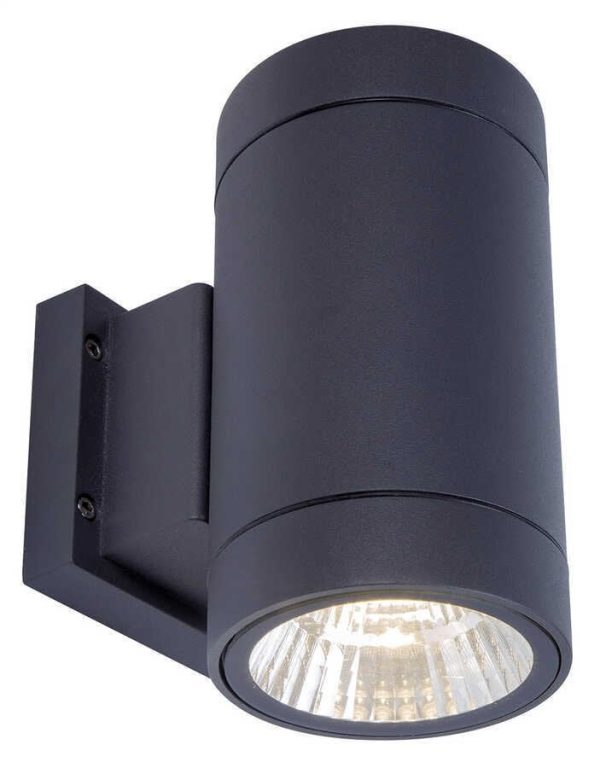 Jupiter 3000K Gün Işığı 2x11W Siyah Led Bahçe Aplik E27- Par30 LW473 AN