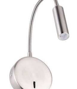 Jupiter Saten Nikel 3W 3000K Gün Işığı LED Yatak Başı Aplik LW503