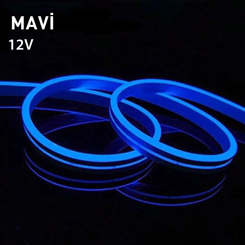 Cata 12V Mavi Neon Led CT-4555M