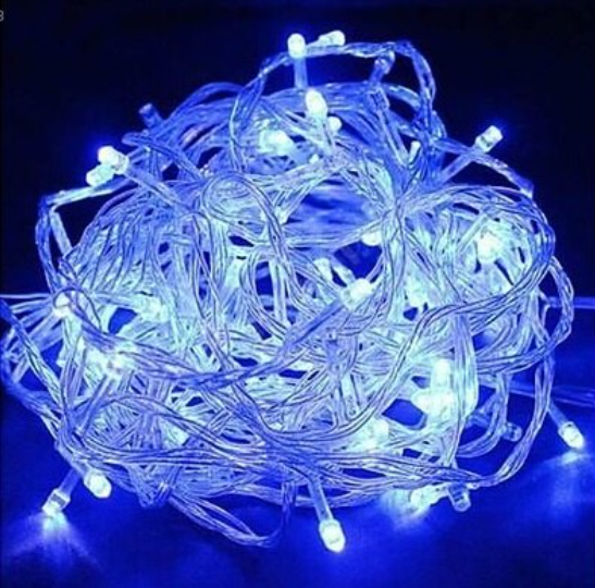 ACK 10Mt 100Led Mavı 220V Lüks Serı Eklenebılır Led Yeşil Kablolu AS90-01106