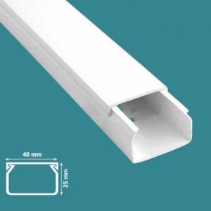 Mutlusan 40x25 mm Kablo Kanalı-Eko