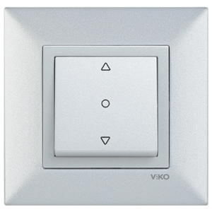 Viko Artline Trenda Tek Düğmeli Jaluzi Kumanda Anahtarı (Çerçeve Hariç)