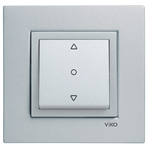 Viko Artline Novella Tek Düğmeli Jaluzi Kumanda Anahtarı (Çerçeve Hariç)