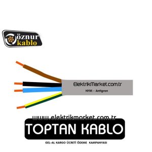 Öznur Kablo 4x1,5 mm NYM (Antigron)